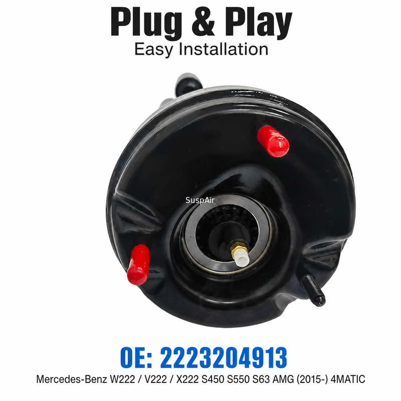 2223204913 Front Left Air Suspension Shock Mercedes-Benz  W222 V222 X222 S450 S550 S63 AMG (2015--) 4 matic