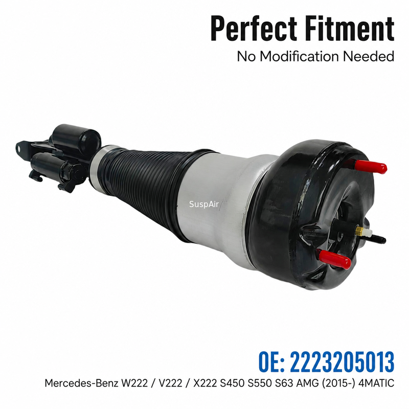 2223205013 Front Right Air Suspension Shock Strut for Mercedes-Benz  W222 V222 X222 S450 S550 S63 AMG (2015--) 4 matic