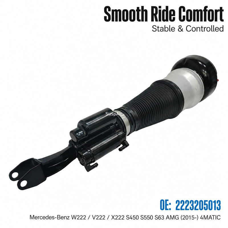 2223205013 Front Right Air Suspension Shock Strut for Mercedes-Benz  W222 V222 X222 S450 S550 S63 AMG (2015--) 4 matic