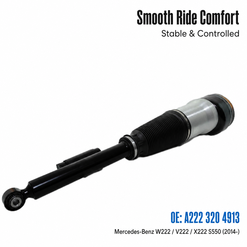 A2223204913 Rear Left Air Suspension Shock Strut for Mercedes-Benz  W222 V222 X222 S550  (2014--)