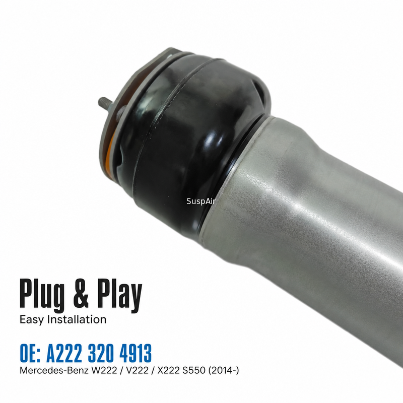 A2223204913 Rear Left Air Suspension Shock Strut for Mercedes-Benz  W222 V222 X222 S550  (2014--)