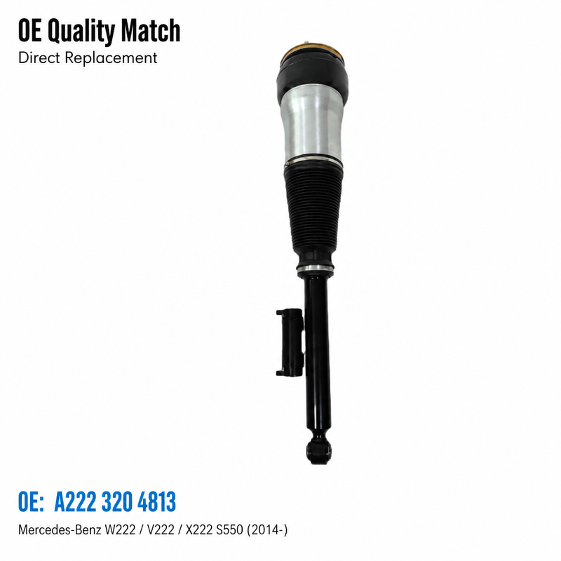 A2223204813 Rear Right Air Suspension Shock Strut for Mercedes-Benz  W222 V222 X222 S550  (2014--)