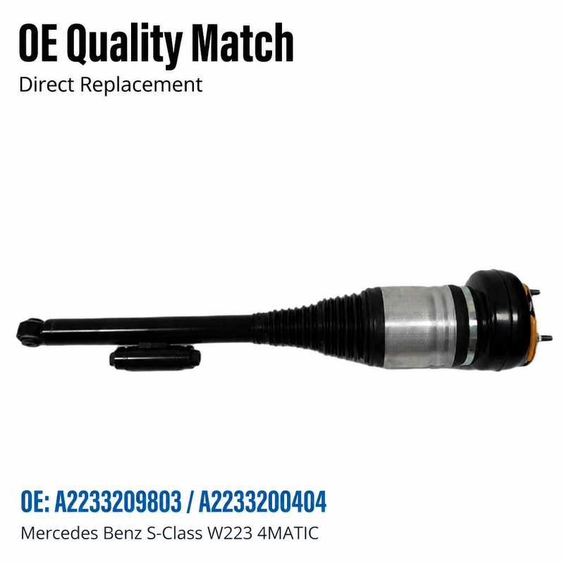 A2233209803 & A2233200404 Rear Right Air Suspension Shock Strut for Mercedes Benz S-Class W223