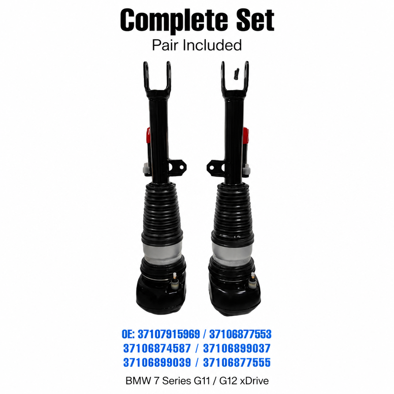 37107915969 & 37106877553 & 37106874587 & 37106899037 & 37106899039 & 37106877555 Front Left Air Suspension Shock Strut for BMW 7-Series G11 G12  2 Matic