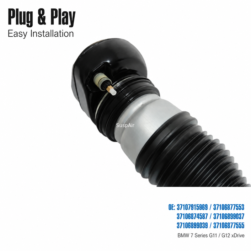 37107915969 & 37106877553 & 37106874587 & 37106899037 & 37106899039 & 37106877555 Front Left Air Suspension Shock Strut for BMW 7-Series G11 G12  2 Matic