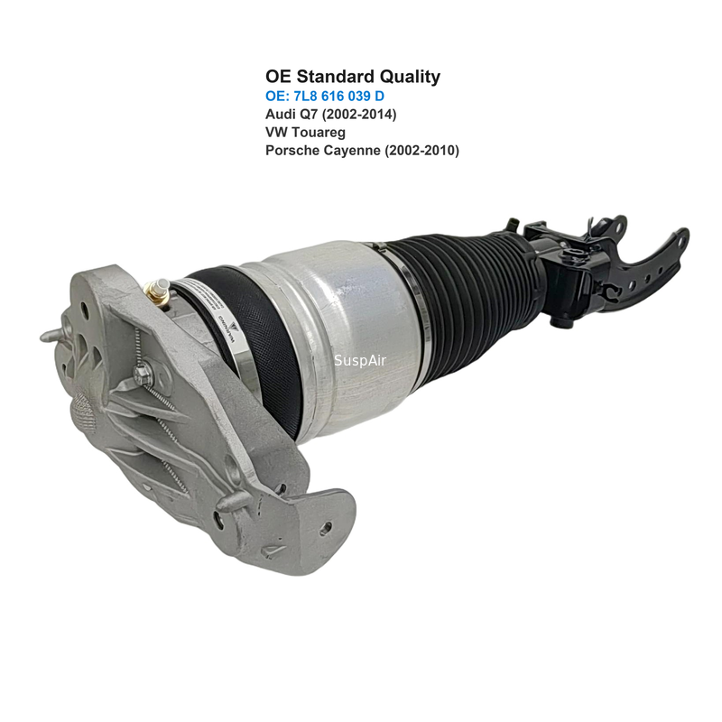 7L8616039D Front Left Air Suspension Shock Strut for Audi-Q7 (2002-2014) VW-Tourareg  Porsche - Cayenne (2002-2010)