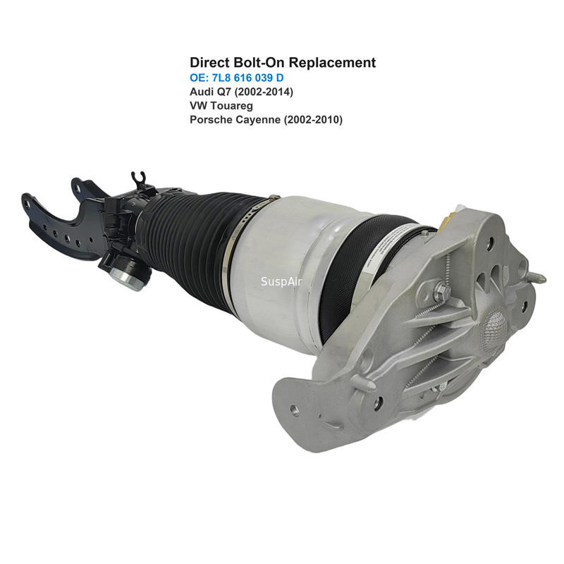 7L8616039D Front Left Air Suspension Shock Strut for Audi-Q7 (2002-2014) VW-Tourareg  Porsche - Cayenne (2002-2010)